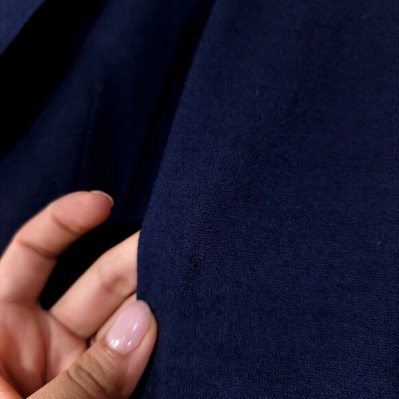 RAG & BONE 100% Wool One Button Club Jacket Blazer Soft Knit Suit Jacket Navy 0 - Picture 12 of 16